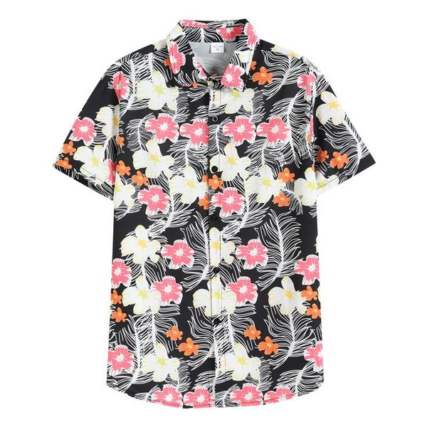 summer men national style short sleeve casual printing shirt flower model single breasted tee hawaiian fasion men's shirts, White;black
summer men national style short sleeve casual printing shirt flower model single breasted tee hawaiian fasion men's shirts, White;black