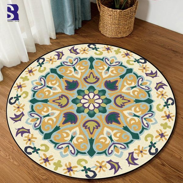 sunnyrain 1-piece printed fleece area rug living room round carpet rugs for bedroom carpets
sunnyrain 1-piece printed fleece area rug living room round carpet rugs for bedroom carpets