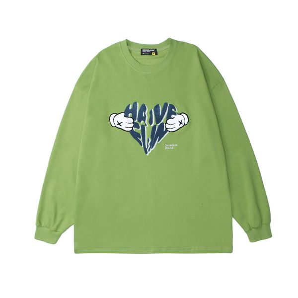 sweatshirts towel embroidered letter printed hoodless sweater mens street fashion brand loose long sleeve pullover round neck bottom shirt h, Black
sweatshirts towel embroidered letter printed hoodless sweater mens street fashion brand loose long sleeve pullover round neck bottom shirt h, Black