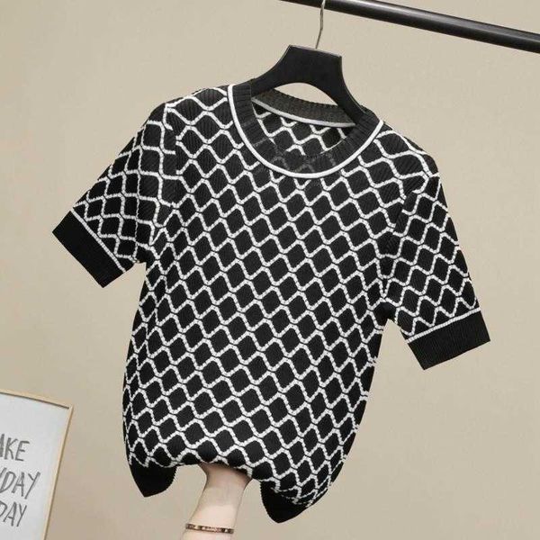 vanovich summer fashion casual ladies knit t shirts round collar short sleeve slim korean style women clothing 210615, White
vanovich summer fashion casual ladies knit t shirts round collar short sleeve slim korean style women clothing 210615, White