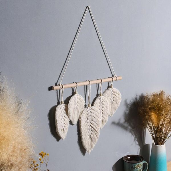 tapestries 4xfa nordic tassel leaves bohemian tapestry hand-woven mural wooden stick wall decor
tapestries 4xfa nordic tassel leaves bohemian tapestry hand-woven mural wooden stick wall decor