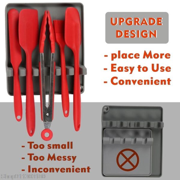 kitchen storage & organization cooking utensil rest organizer and spoon fork shelf holders accessories tool
kitchen storage & organization cooking utensil rest organizer and spoon fork shelf holders accessories tool