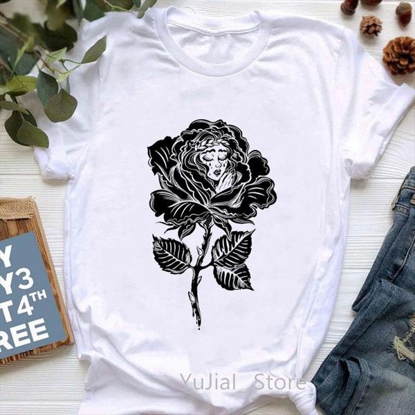 girl in a rose women blossom full bloom flash tattoo print t shirt vintage femme aesthetic clothes, White
girl in a rose women blossom full bloom flash tattoo print t shirt vintage femme aesthetic clothes, White