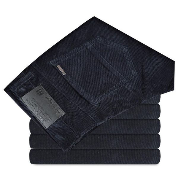men's pants autumn winter warm corduroy men business casual loose elastic middle-aged straight trousers,q805, Black
men's pants autumn winter warm corduroy men business casual loose elastic middle-aged straight trousers,q805, Black