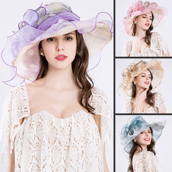 stingy brim hats 2021 summer flower print sun hat for women large wide ruffle foldable anti-uv beach elegant female cap, Blue;gray
stingy brim hats 2021 summer flower print sun hat for women large wide ruffle foldable anti-uv beach elegant female cap, Blue;gray