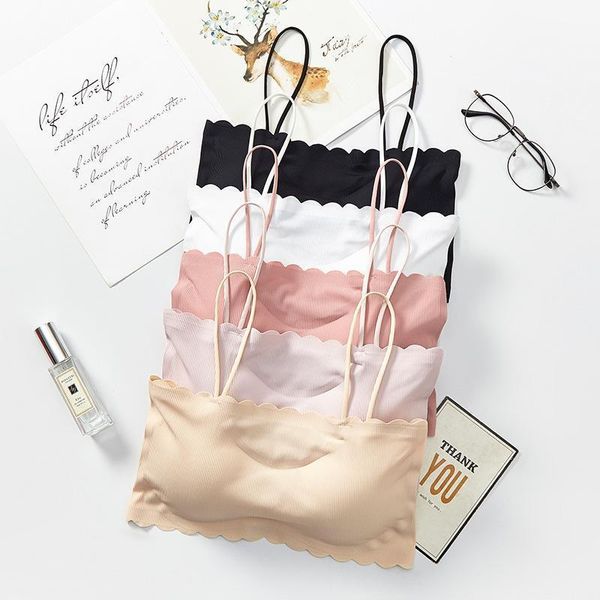 one-piece tube seamless bra women wrapped chest girls wireless underwear female bandeau tank crop bustiers & corsets, Black;white
one-piece tube seamless bra women wrapped chest girls wireless underwear female bandeau tank crop bustiers & corsets, Black;white