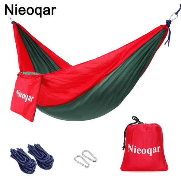 ultralight 1-2 person hammocks outdoor camping traveling hiking sleeping bed picnic swing tent single red, green 230*90cm tents and shelters
ultralight 1-2 person hammocks outdoor camping traveling hiking sleeping bed picnic swing tent single red, green 230*90cm tents and shelters
