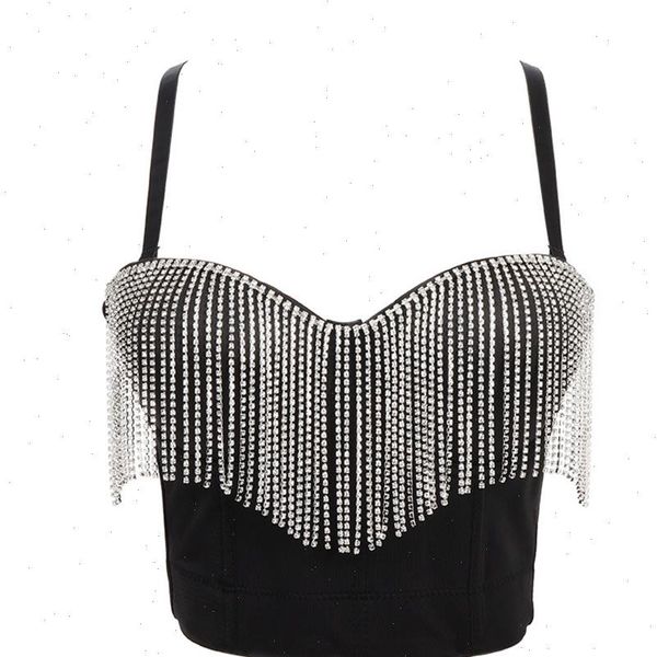 tassel rhinestone nightclub womens tanks push up bralette with built in bra cropped to wear out corset female, White
tassel rhinestone nightclub womens tanks push up bralette with built in bra cropped to wear out corset female, White