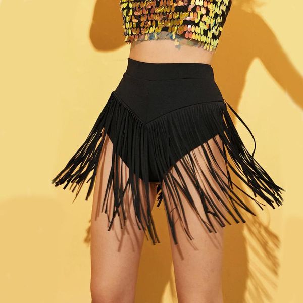 women's shorts summer women casual solid short pants tassel elastic band dance causal feminino spodenki damskie femme, White;black
women's shorts summer women casual solid short pants tassel elastic band dance causal feminino spodenki damskie femme, White;black