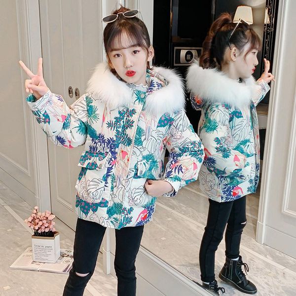 down coat children winter clothes kids casual warm short girls trend printing hooded wadded jacket teenage thick outerwear snowsuit, Blue;gray
down coat children winter clothes kids casual warm short girls trend printing hooded wadded jacket teenage thick outerwear snowsuit, Blue;gray
