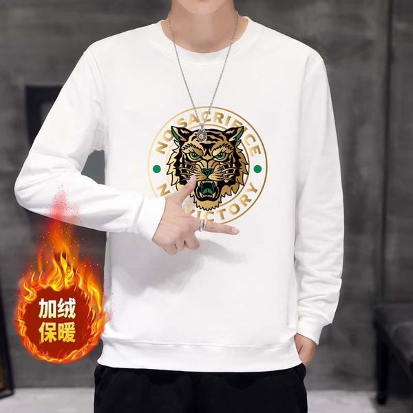 men's sweaters bd pure cotton sweater autumn and winter round neck printing long-sleeved style plus velvet thickening korean version, White;black
men's sweaters bd pure cotton sweater autumn and winter round neck printing long-sleeved style plus velvet thickening korean version, White;black