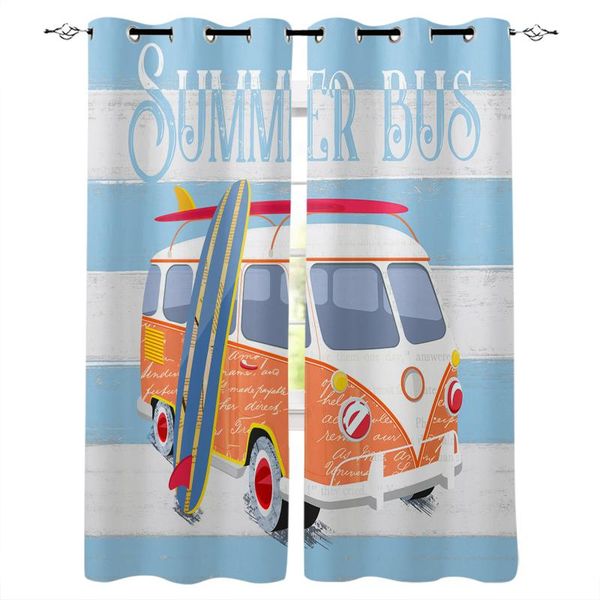 bus surfboard summer beach window curtains home decor living room kitchen drapes panel for bedroom curtain &
bus surfboard summer beach window curtains home decor living room kitchen drapes panel for bedroom curtain &