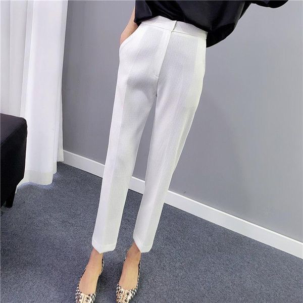 women 2021 spring summer solid color loose pants female high waist straight trousers ladies casual ankle-length n72 women's & capris, Black;white
women 2021 spring summer solid color loose pants female high waist straight trousers ladies casual ankle-length n72 women's & capris, Black;white
