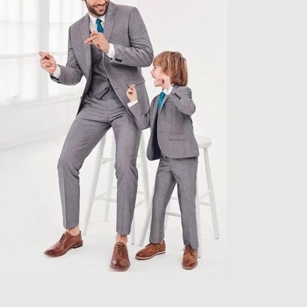 men's suits & blazers grey parent child dress fashion family matching suit formal tuxedo groom wedding for men kids party prom blazer, White;black
men's suits & blazers grey parent child dress fashion family matching suit formal tuxedo groom wedding for men kids party prom blazer, White;black