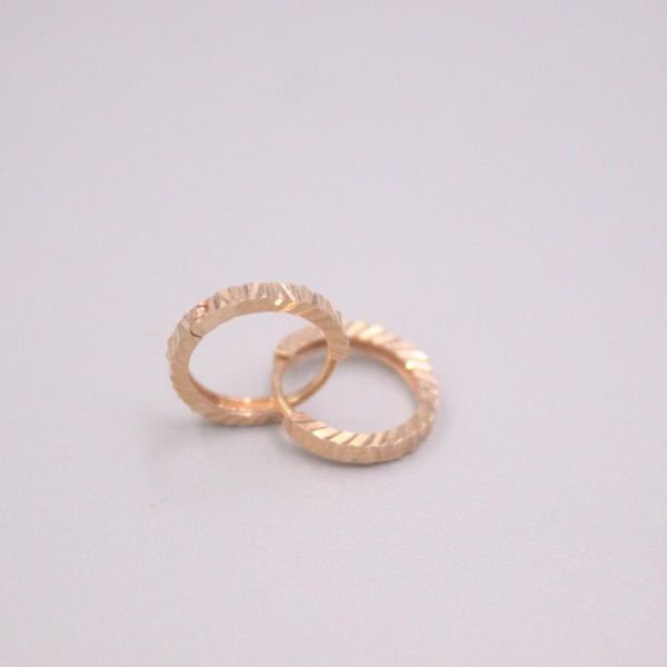 hoop & huggie real pure 18k rose gold earrings 12mm carved twill circle men woman lucky gift 1.4g, Golden;silver
hoop & huggie real pure 18k rose gold earrings 12mm carved twill circle men woman lucky gift 1.4g, Golden;silver