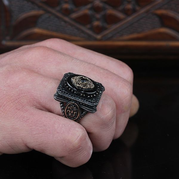 delicate ring onyx stone 925 sterling silver men with mini black zircon, natural big made in turkey vintage gift for him
delicate ring onyx stone 925 sterling silver men with mini black zircon, natural big made in turkey vintage gift for him