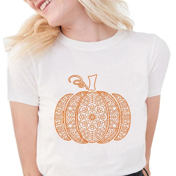 women's t-shirt mandala pumpkin t shirts women funny halloween graphic tees soft cotton white shirt
women's t-shirt mandala pumpkin t shirts women funny halloween graphic tees soft cotton white shirt