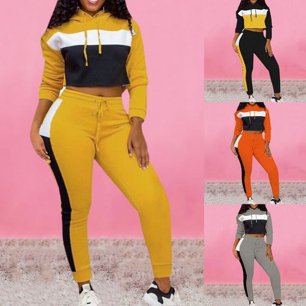 gym clothing vertvie spring women sports sets tracksuit hooded short sweatshirts jumpsuits 2pcs running set workout jogger pants, White;black
gym clothing vertvie spring women sports sets tracksuit hooded short sweatshirts jumpsuits 2pcs running set workout jogger pants, White;black