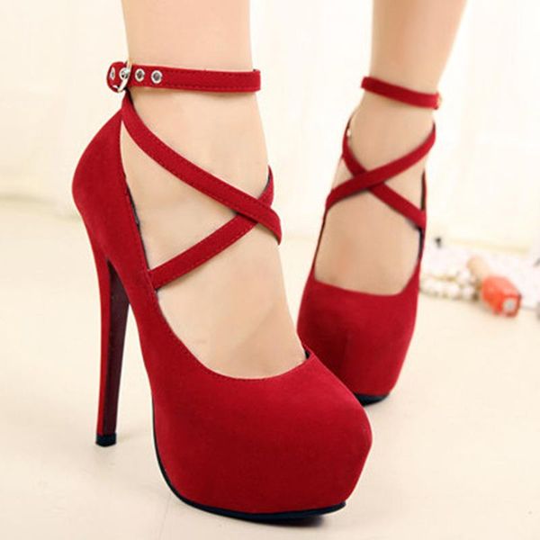 dress shoes women high heels elegant woman thin cross tie women's pumps female buckle platform footwear 2021 plus size, Black
dress shoes women high heels elegant woman thin cross tie women's pumps female buckle platform footwear 2021 plus size, Black