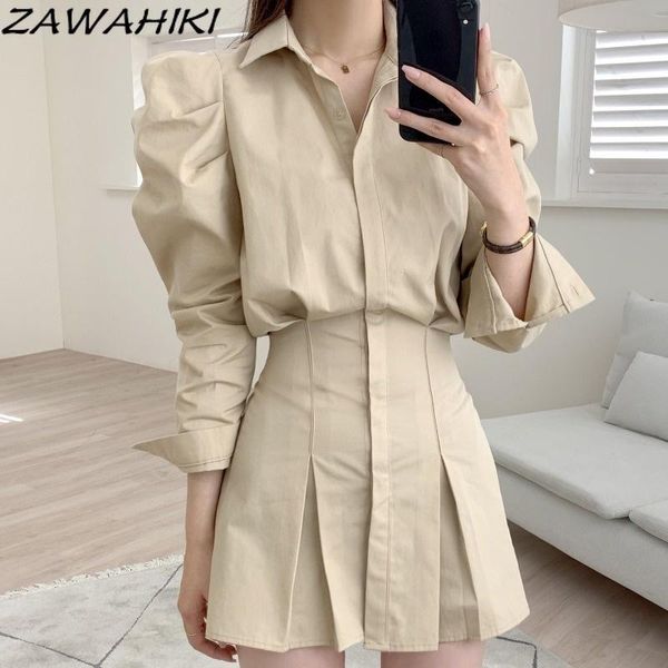 casual dresses zawahiki korean fashion women's clothes dress vintage a line puff long sleeve slim femme robe chic vestidos mujer, Black;gray
casual dresses zawahiki korean fashion women's clothes dress vintage a line puff long sleeve slim femme robe chic vestidos mujer, Black;gray