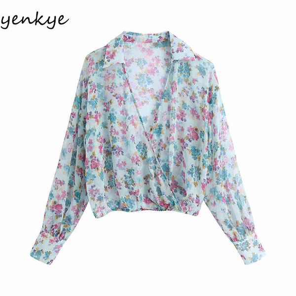 transparent floral print chiffon blouse women cross v neck long sleeve summer crop fashion blusas 210430, White
transparent floral print chiffon blouse women cross v neck long sleeve summer crop fashion blusas 210430, White