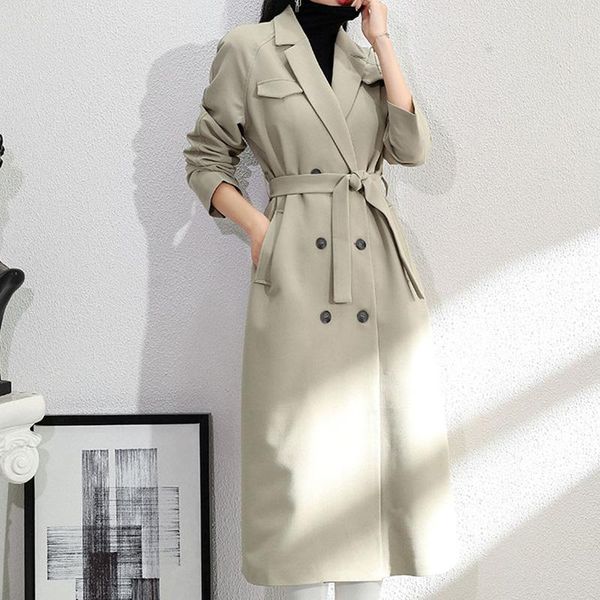 women's trench coats ailegogo autumn women casual long trech coat with belt double breasted slim light green outwear fashion ladies win, Tan;black
women's trench coats ailegogo autumn women casual long trech coat with belt double breasted slim light green outwear fashion ladies win, Tan;black