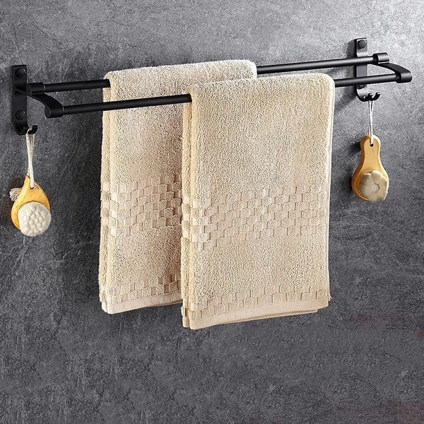towel racks houmaid bathroom fixtures european black double rod shower room viscose bath holders with hooks
towel racks houmaid bathroom fixtures european black double rod shower room viscose bath holders with hooks