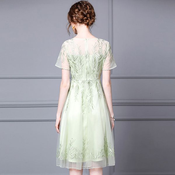 dresses xxxl es vestidos de fiesta summer ladies luxurious embroidery short sleeve mid-calf length green pink princess, Black;gray
dresses xxxl es vestidos de fiesta summer ladies luxurious embroidery short sleeve mid-calf length green pink princess, Black;gray