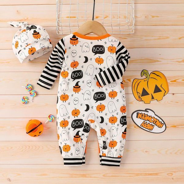 clothing sets kids clothes children born boys girls jumpsuit halloween pumpkin striped trousers romper with hat vetement enfant garcon, White
clothing sets kids clothes children born boys girls jumpsuit halloween pumpkin striped trousers romper with hat vetement enfant garcon, White