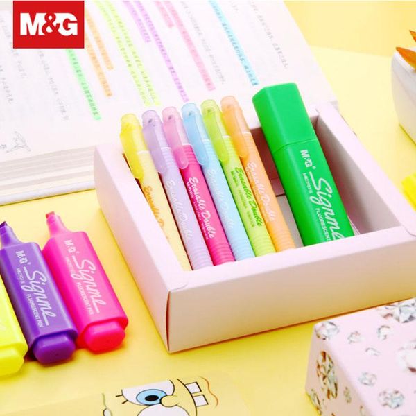 highlighters double head fluorescent pen highlighter 6 colors drawing painting art marker milkliner school supplies ahm26901, Black;red
highlighters double head fluorescent pen highlighter 6 colors drawing painting art marker milkliner school supplies ahm26901, Black;red