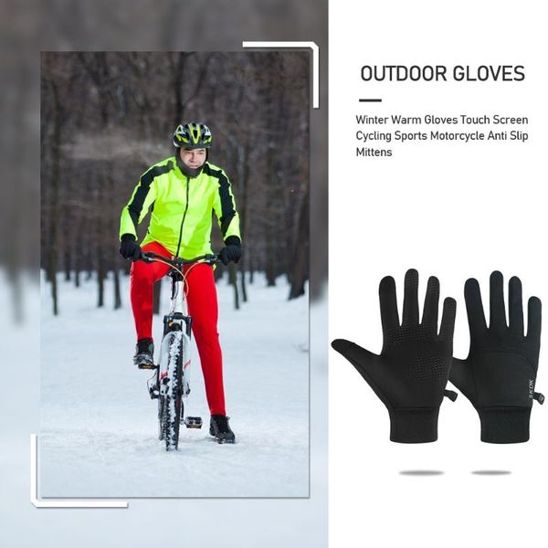 winter warm gloves touch screen anti slip mittens biking cycling outdoor motorcycle portable dustproof parts, Black
winter warm gloves touch screen anti slip mittens biking cycling outdoor motorcycle portable dustproof parts, Black