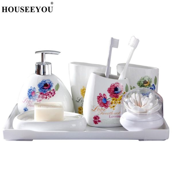 bath accessory set creative white ceramic floral painted soap dispenser mug toothbrush toothpaste holder tumbler bathroom storage home decor
bath accessory set creative white ceramic floral painted soap dispenser mug toothbrush toothpaste holder tumbler bathroom storage home decor