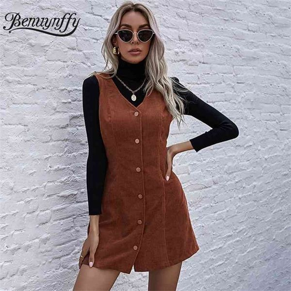 v-neck corduroy button up short dresses women autumn winter high waist sleeveless elegant ladies slim a-line dress 210510, Black;gray
v-neck corduroy button up short dresses women autumn winter high waist sleeveless elegant ladies slim a-line dress 210510, Black;gray