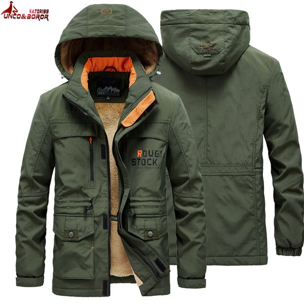 military cargo jacket men bomber jacket cotton winter thick wool liner pilot army parka coat combat tactical male work overcoats, Black
military cargo jacket men bomber jacket cotton winter thick wool liner pilot army parka coat combat tactical male work overcoats, Black