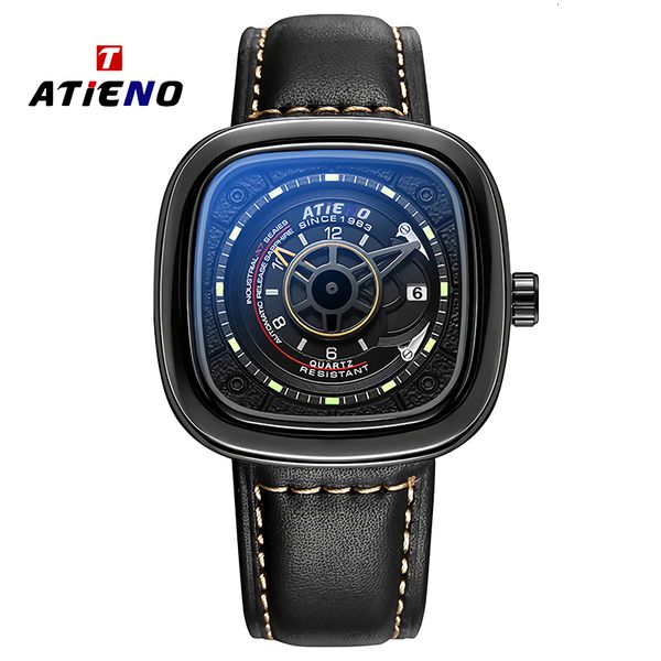 watches mens 2021 unique design men's luxury modern male leather hip popular quartz wristwatches for men man, Slivery;brown
watches mens 2021 unique design men's luxury modern male leather hip popular quartz wristwatches for men man, Slivery;brown