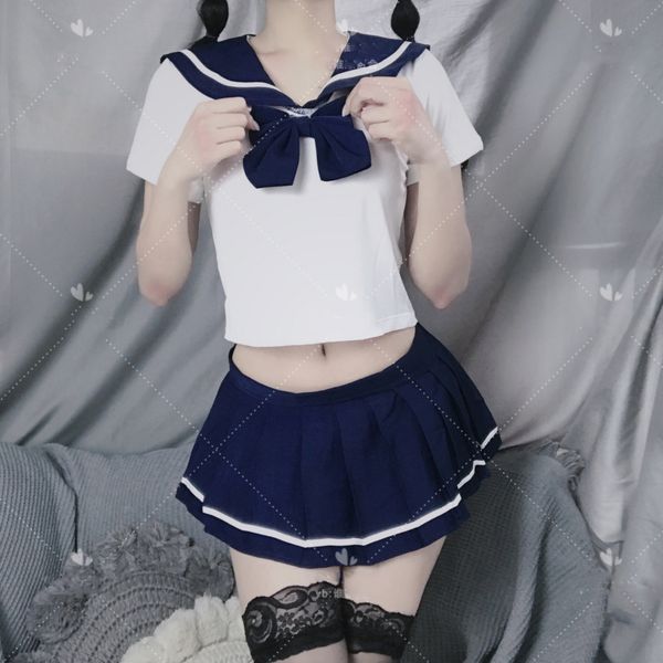 japanese anime student uniform kawaii sailor moon costume transparent short sleeve and miniskirt underwear lolita sleepwear, Black;white
japanese anime student uniform kawaii sailor moon costume transparent short sleeve and miniskirt underwear lolita sleepwear, Black;white
