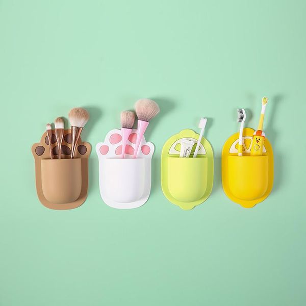 1pc creative silicone punch toilet storage rack bathroom toothbrush razor wall hanging self-adhesive makeup shelf hooks & rails
1pc creative silicone punch toilet storage rack bathroom toothbrush razor wall hanging self-adhesive makeup shelf hooks & rails