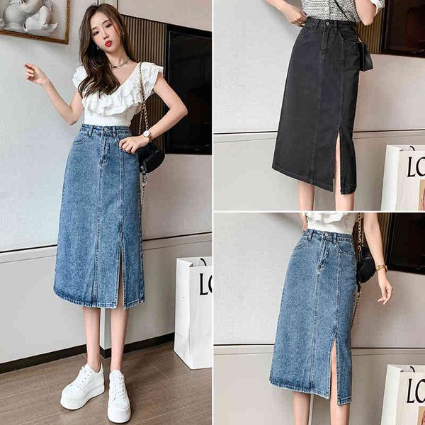 skirts summer high waist women denim skirt long a line black or blue side slit casual jeans womens with pockets jupe g9lk
skirts summer high waist women denim skirt long a line black or blue side slit casual jeans womens with pockets jupe g9lk