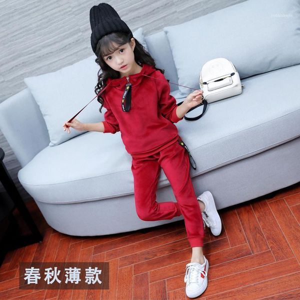 clothing sets autumn girls sports suit gold velvet children's baby kids sportswear big girl hoodie shirt + pants winter1, White
clothing sets autumn girls sports suit gold velvet children's baby kids sportswear big girl hoodie shirt + pants winter1, White