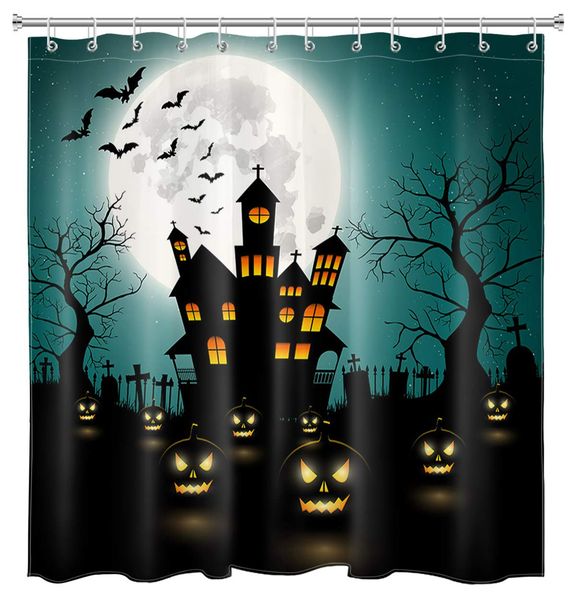halloween night shower curtain scary pumpkin castle shower curtains haunted house dead branches bats fabric shower curtains sets
halloween night shower curtain scary pumpkin castle shower curtains haunted house dead branches bats fabric shower curtains sets