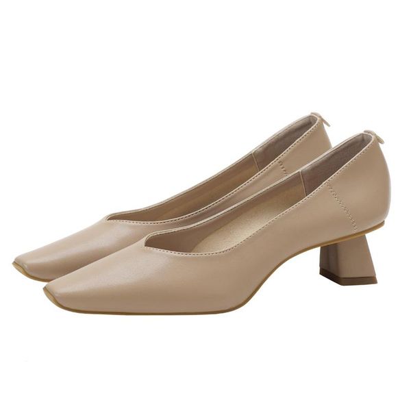 dress shoes high heels women square head white v mouth mid-heel soft leather ladie spring black apricot heeled
dress shoes high heels women square head white v mouth mid-heel soft leather ladie spring black apricot heeled