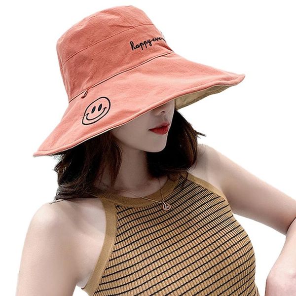 double-sided embroidered fisherman hat anti-slip sun smile wild leisure basin wide brim hats, Blue;gray
double-sided embroidered fisherman hat anti-slip sun smile wild leisure basin wide brim hats, Blue;gray
