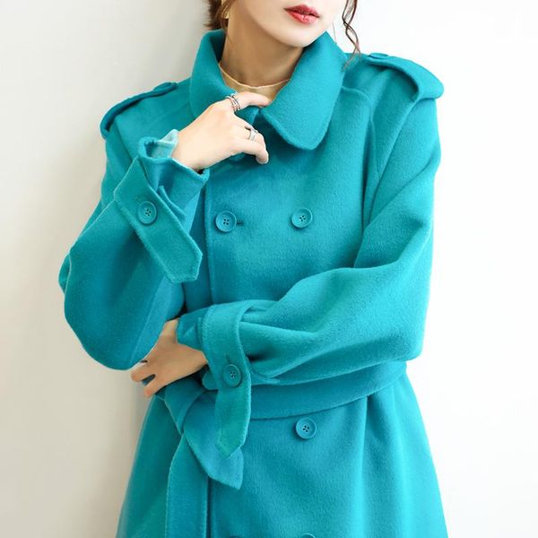 women's two piece pants cashmere coat double-sided long knee-high-end lace-up 100% woolen fall/winter 2021, White
women's two piece pants cashmere coat double-sided long knee-high-end lace-up 100% woolen fall/winter 2021, White