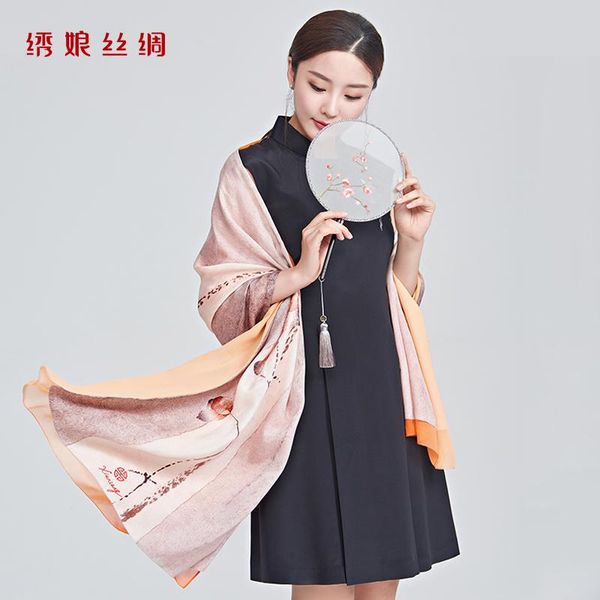 scarves silk embroidery niang shawl hand prints good qiu dong thin light colour, Blue;gray
scarves silk embroidery niang shawl hand prints good qiu dong thin light colour, Blue;gray