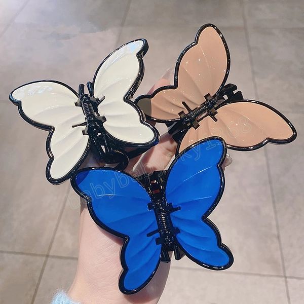 butterfly hairpin large geometry hair claws cute temperament grab plastic clip for women accessories solid color, Slivery;white
butterfly hairpin large geometry hair claws cute temperament grab plastic clip for women accessories solid color, Slivery;white