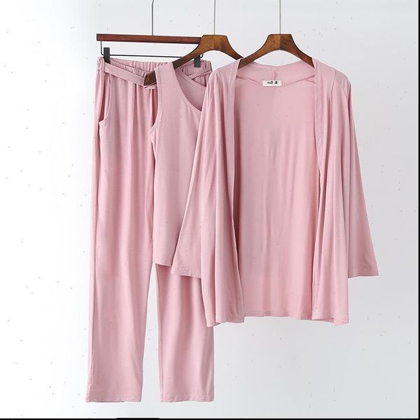 cotton 3 pieces pajamas set women sleepwear round neck long sleeve and pants winter soft thin loose female home clothes, Black;red
cotton 3 pieces pajamas set women sleepwear round neck long sleeve and pants winter soft thin loose female home clothes, Black;red