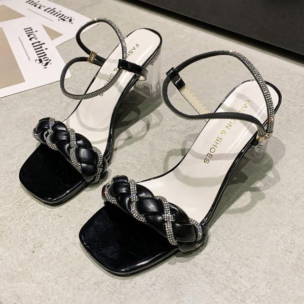sandals women summer fashion women's 2021 all-match comfortable rubber high heel shoes casual female, Black
sandals women summer fashion women's 2021 all-match comfortable rubber high heel shoes casual female, Black