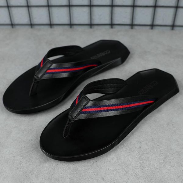 slippers bathroom outdoor trend men 's sandals breathable flip flops beach shoes soft bottom non-slip summer chaussure homme, Black
slippers bathroom outdoor trend men 's sandals breathable flip flops beach shoes soft bottom non-slip summer chaussure homme, Black