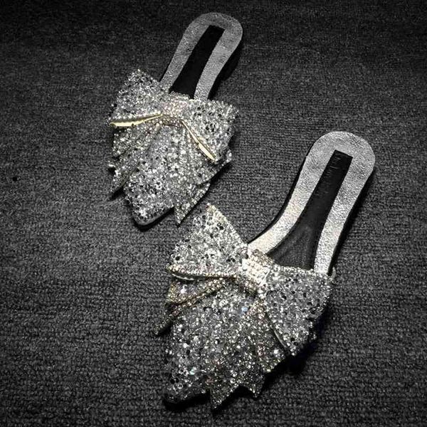 sandals koovan women's summer rhinestone female footwear pointed slippers half bow flat shoes for wl3v, Black
sandals koovan women's summer rhinestone female footwear pointed slippers half bow flat shoes for wl3v, Black