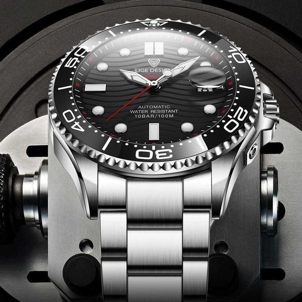 lige luxury men automatic mechanical wristwatch nh35a movement sport stainless steel divers watch sapphire glass men watches 210527, Slivery;brown
lige luxury men automatic mechanical wristwatch nh35a movement sport stainless steel divers watch sapphire glass men watches 210527, Slivery;brown